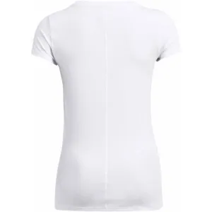 Under Armour HG ARMOUR SS Dámske tričko, biela, veľkosť
