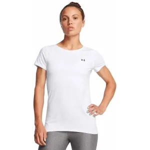 Under Armour HG ARMOUR SS Dámske tričko, biela, veľkosť