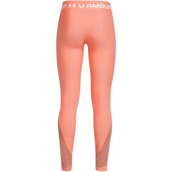 Under Armour ARMOUR LEGGINS Dievčenské legíny, lososová, veľkosť XL
