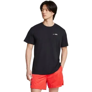 Under Armour LABEL Pánske tričko, čierna, veľkosť S