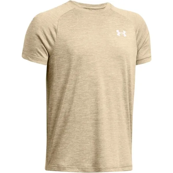 Under Armour TECH 2.0 Chlapčenské športové tričko, béžová, veľkosť L