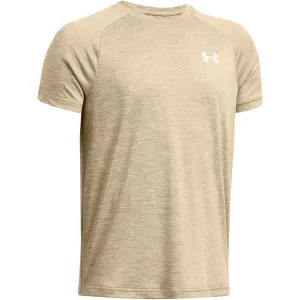 Under Armour TECH 2.0 Chlapčenské športové tričko, béžová, veľkosť L