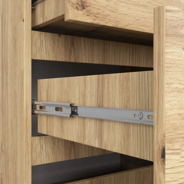 Ak furniture Komoda Kuba 120 cm dub artisan