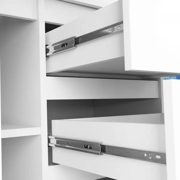 Ak furniture Komoda 120 cm K017 biela