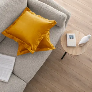 Obliečky na vankúše AmeliaHome Velvet Side Si horčicové, veľkosť 50x70