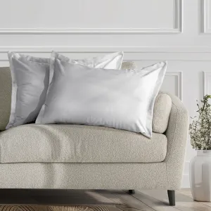 Obliečky na vankúše AmeliaHome Velvet Side Si biele, veľkosť 50x70