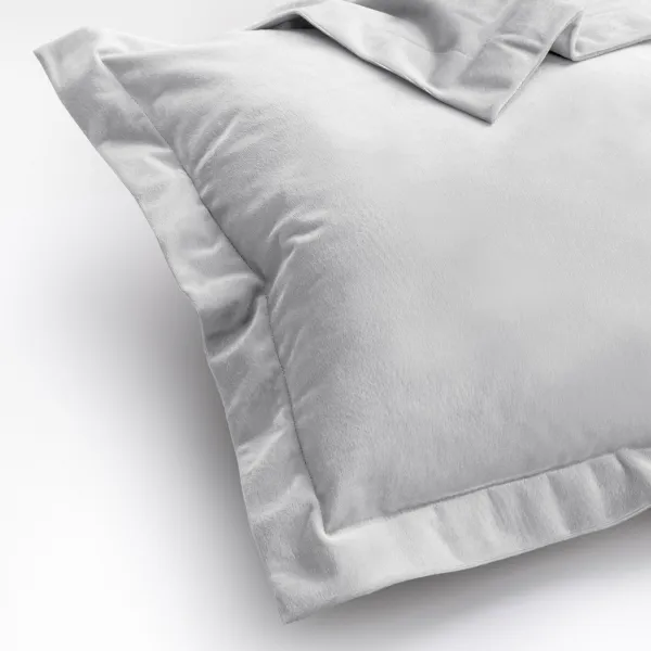 Obliečky na vankúše AmeliaHome Velvet Side Si biele, veľkosť 50x70