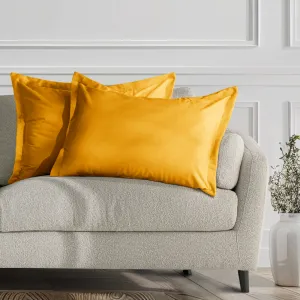Obliečky na vankúše AmeliaHome Velvet Side Si horčicové, veľkosť 50x70