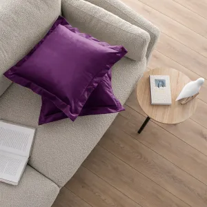 Obliečky na vankúše AmeliaHome Velvet Side Si slivkové, veľkosť 50x70