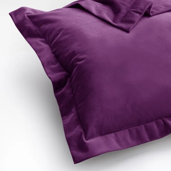 Obliečky na vankúše AmeliaHome Velvet Side Si slivkové, veľkosť 50x70