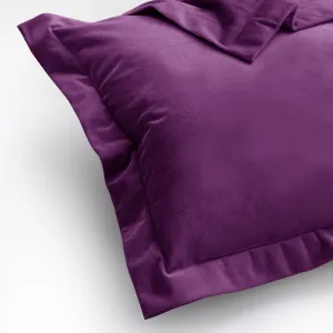Obliečky na vankúše AmeliaHome Velvet Side Si slivkové, veľkosť 50x70