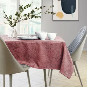 Sada ubrusu a běhounu na stůl AmeliaHome GAIA staroružový, veľkosť 115x250+35x250