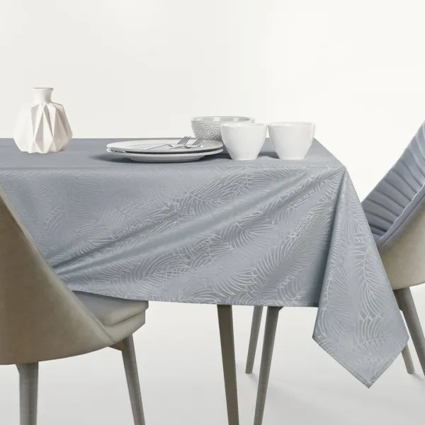 Obrus AmeliaHome GAIA svetlosivý, veľkosť 155x155