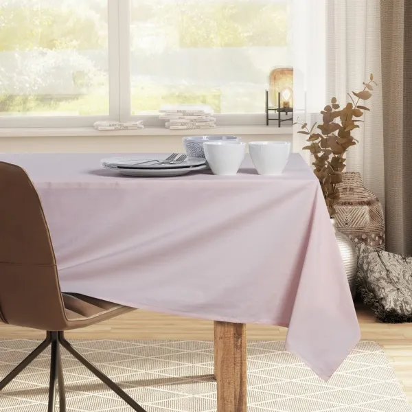 DecoKing Obrus AmeliaHome PURE púdrovo ružový, veľkosť 140x320