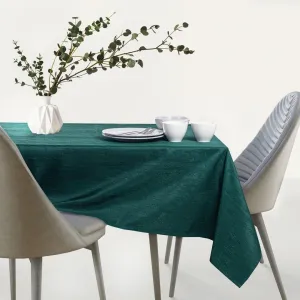Obrus AmeliaHome VESTA tmavozelený, veľkosť 155x155