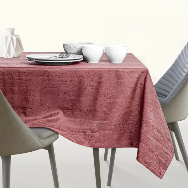 Oválny obrus AmeliaHome VESTA staroružový, veľkosť o155x400