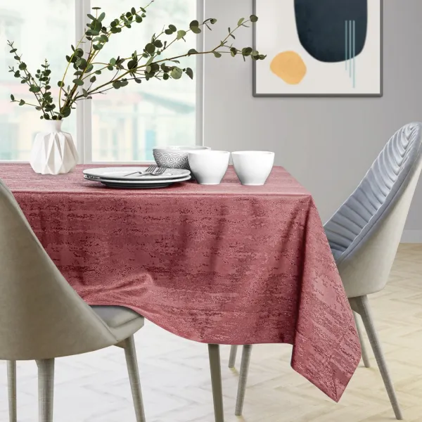 Oválny obrus AmeliaHome VESTA staroružový, veľkosť o155x400