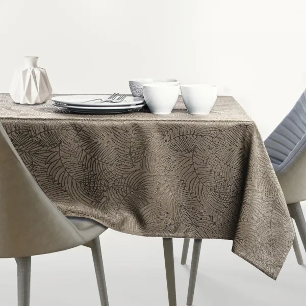 Běhoun na stůl AmeliaHome Gaia cappuccino, veľkosť 30x80