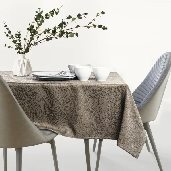 Běhoun na stůl AmeliaHome Gaia cappuccino, veľkosť 30x80