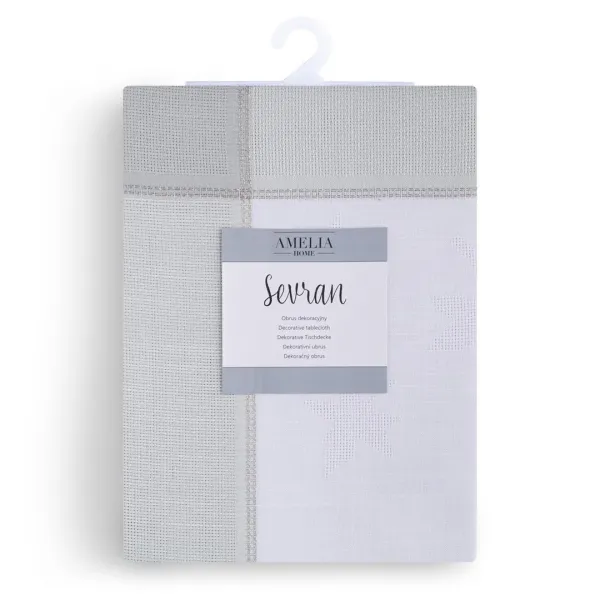 Ubrus AmeliaHome Sevran I modro-bílý, veľkosť 60x120