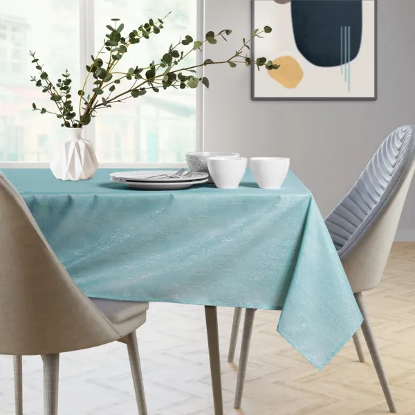 Běhoun na stůl AmeliaHome VESTA světle modrý, veľkosť 30x80