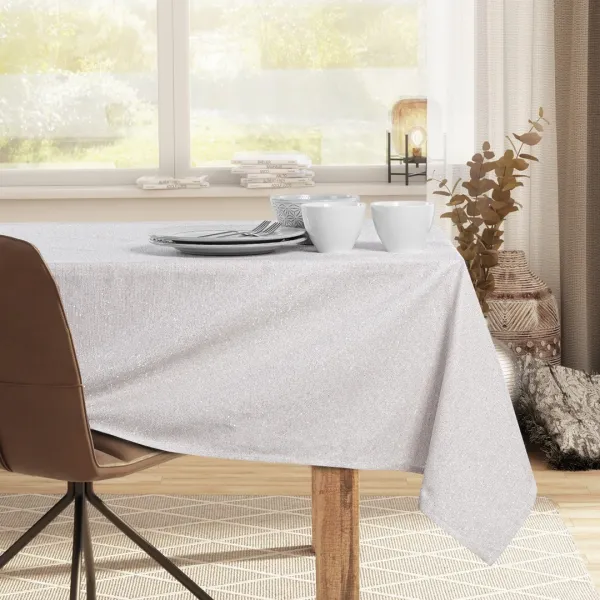 Běhoun na stůl DecoKing Sparkle krémový, veľkosť 30x80