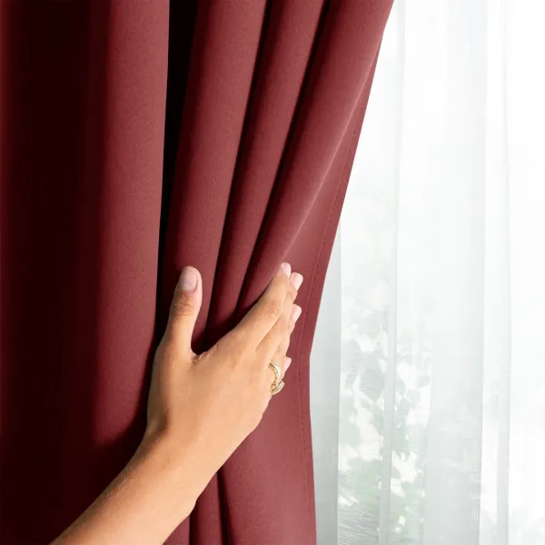 Záves AmeliaHome Blackout s multifunkčnou páskou 140x270 cm ružový, veľkosť 140x270