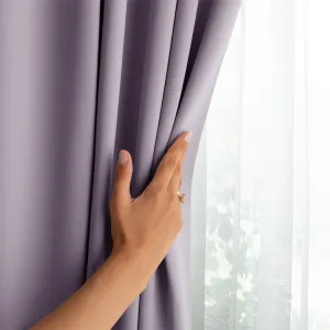 Záves AmeliaHome Blackout s multifunkčnou páskou ružový, veľkosť 140x270
