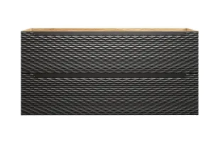 Comad Závesná skrinka Ocean s doskou 120 cm čierna/dub olejovaný