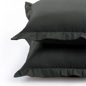 Obliečky na vankúše AmeliaHome Velvet Side Si grafitové, veľkosť 50x70