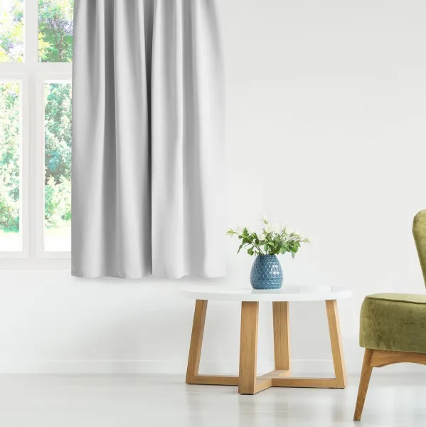 Záves AmeliaHome Blackout s multifunkčnou páskou 140x245 cm biely, veľkosť 140x245