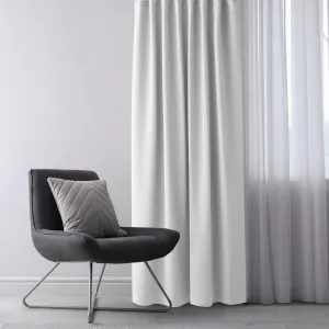 Záves AmeliaHome Blackout s multifunkčnou páskou 140x245 cm biely, veľkosť 140x245
