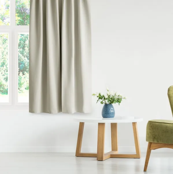 Záves AmeliaHome Blackout s multifunkčnou páskou 140x245 cm krémový, veľkosť 140x245