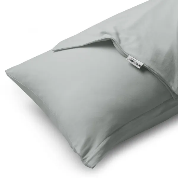 Súprava 2 obliečok na vankúš Decoking Terro grey, veľkosť 80x80*2