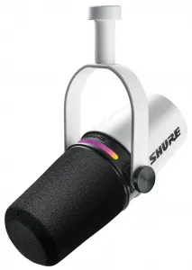 Shure MV7+ -W USB mikrofón