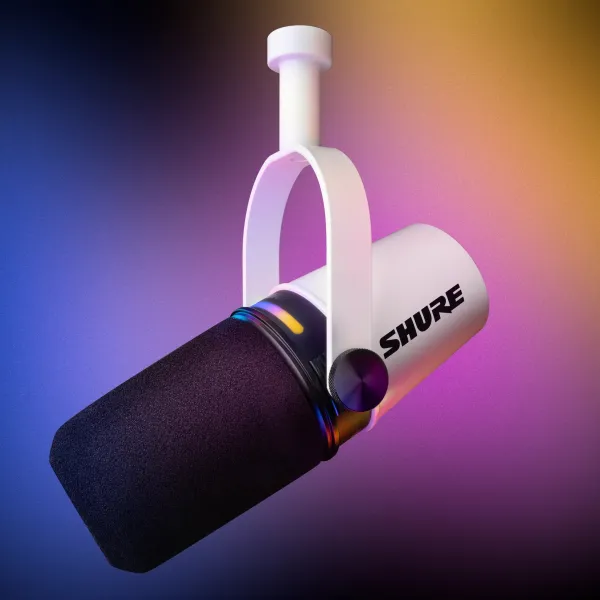 Shure MV7+ -W USB mikrofón