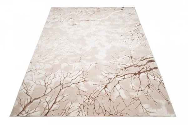 JednoduchýmodernýkoberecbéžovejfarbyshnedýmmotívomŠírka:80cm|Dĺžka:150cm56540_115438