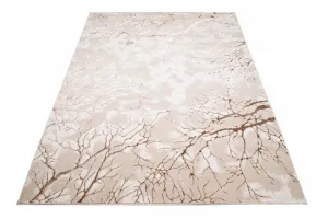 JednoduchýmodernýkoberecbéžovejfarbyshnedýmmotívomŠírka:80cm|Dĺžka:150cm56540_115438