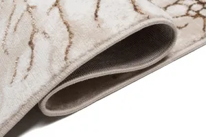 JednoduchýmodernýkoberecbéžovejfarbyshnedýmmotívomŠírka:80cm|Dĺžka:150cm56540_115438