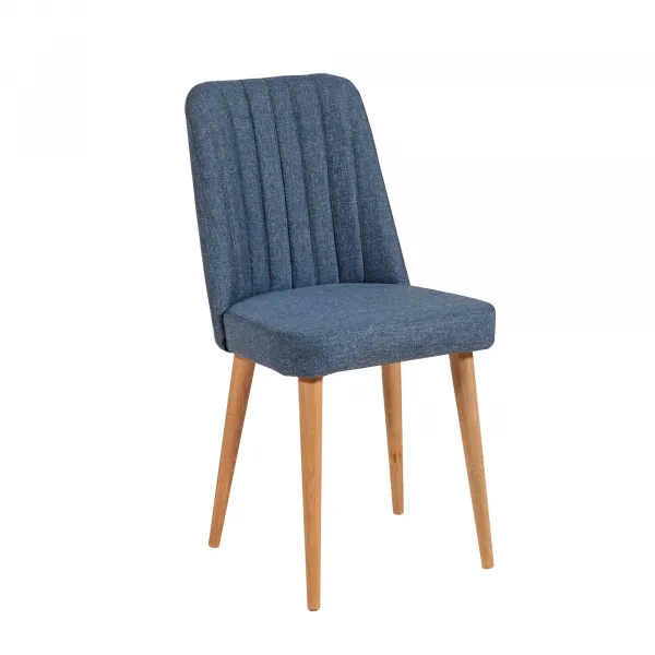 Kalune Design Jedálenský set Santiago dub/tmavomodrý