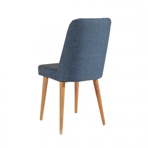 Kalune Design Jedálenský set Santiago dub/tmavomodrý