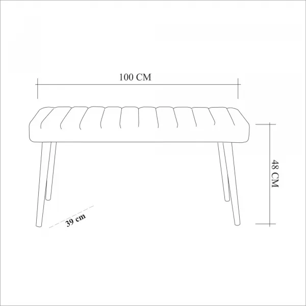 Kalune Design Jedálenský set Santiago dub/tmavomodrý