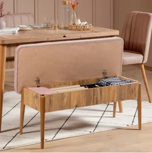 Kalune Design Jídelní set Vina 4D borovice atlantská/béžový