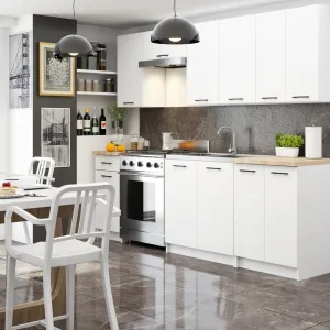 Ak furniture Závěsná kuchyňská skříňka OLIVIE 30x72 cm matná bílá