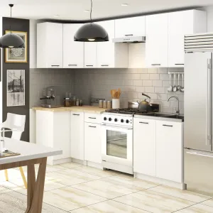 Ak furniture Závěsná kuchyňská skříňka OLIVIE 30x72 cm matná bílá