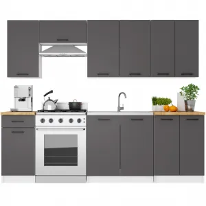 Ak furniture Závěsná kuchyňská skříňka OLIVIE 60x72 cm matná bílá/matná grafitově šedá