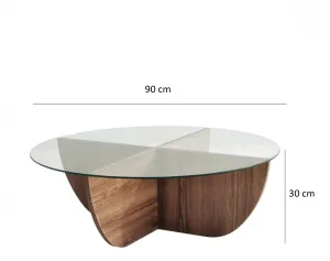 Konferenčný stolík Lily Walnut