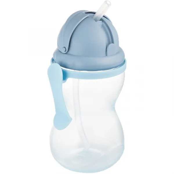 Canpol babies Sport Cup športová fľaša s rúrkou Blue 12m+ 370 ml