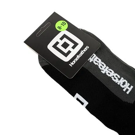 HORSEFEATHERS Technické funkčné ponožky Cadence Long - black BLACK velikost 5 - 7