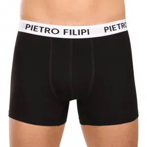 3PACK pánske boxerky Pietro Filipi čierné (3BCL006) M, trenky